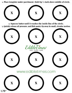 A One-Stop, Free Shop for Macaron Templates | Edible Times