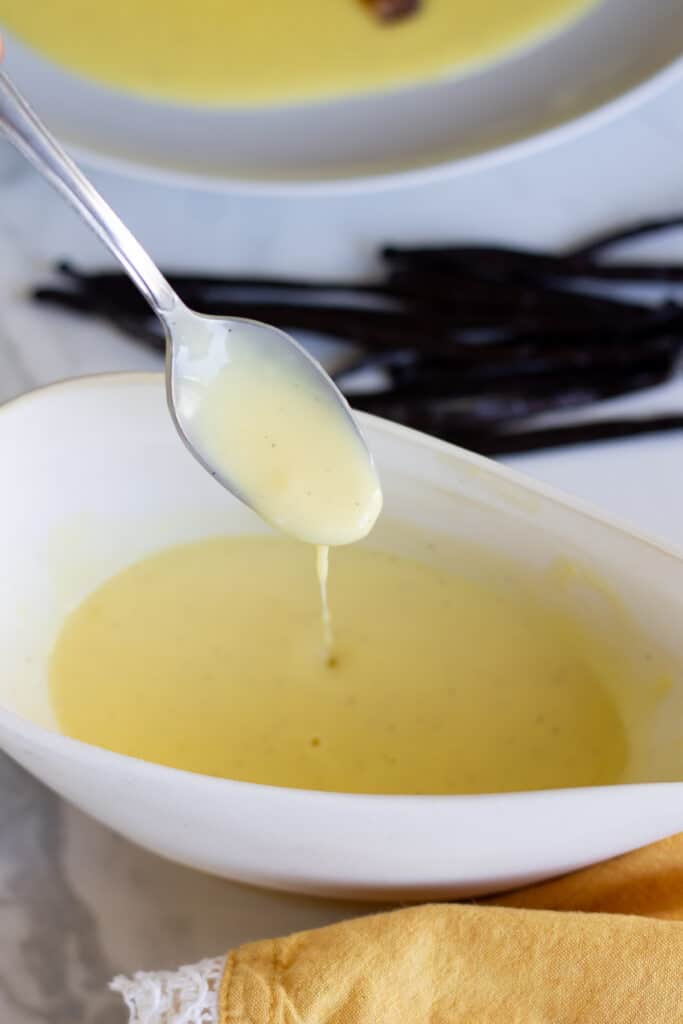 How to Make Crème Anglâise [Vanilla Sauce] Edible Times
