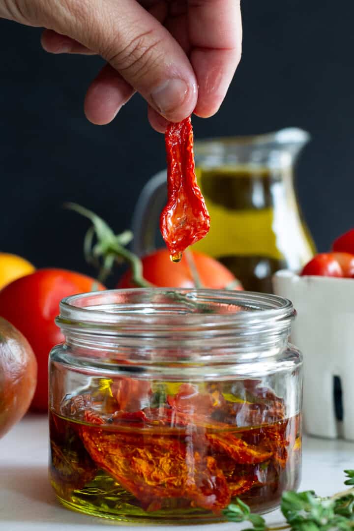 Homemade SunDried Tomatoes in Oil [Oven or Air Fryer] Edible Times